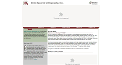 Desktop Screenshot of betasquaredlithography.com